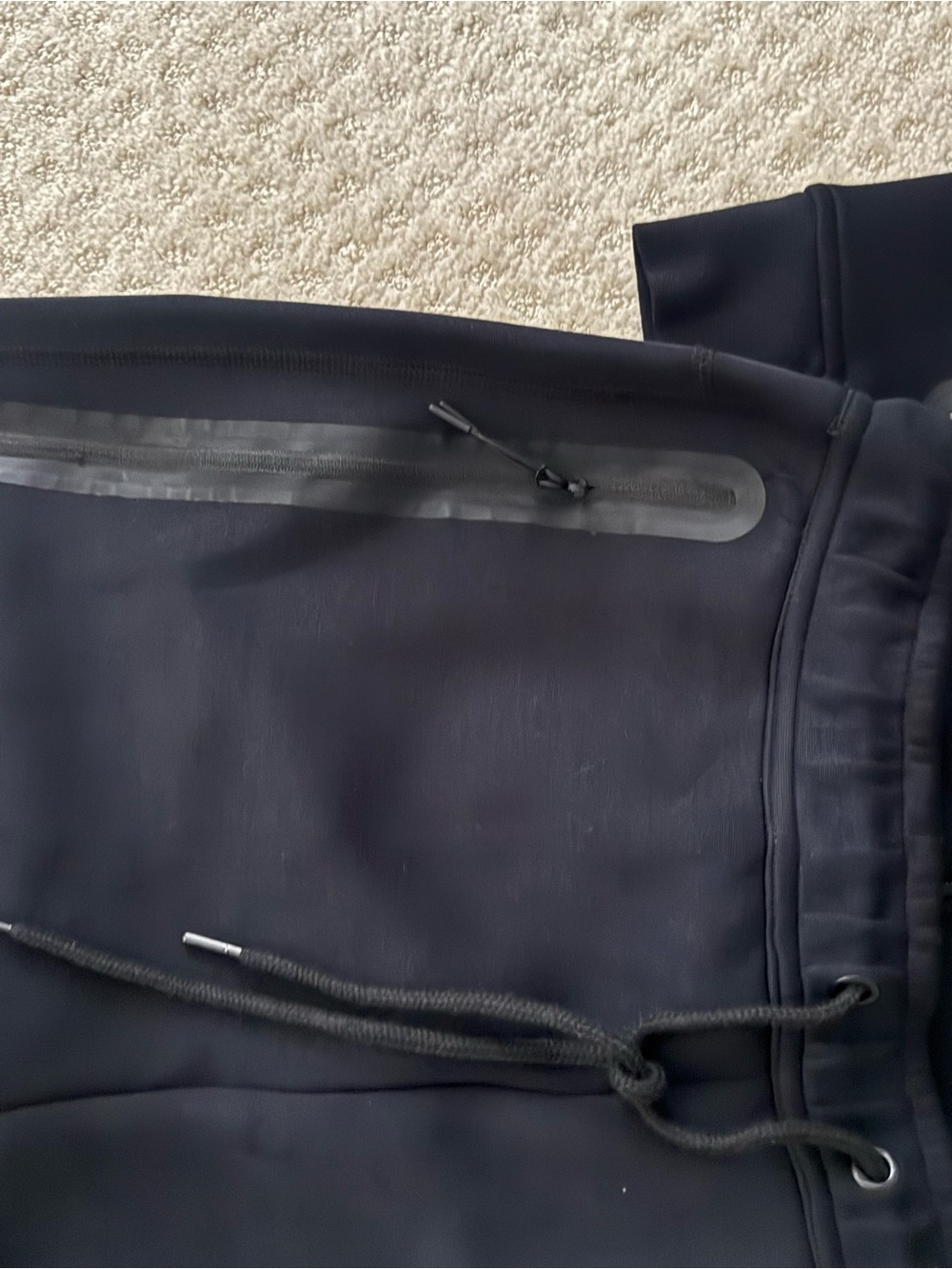 Nike Black Full-Zip Hooded Tech Jacket - Picture 4 of 7